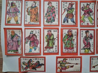 Collezione di illustrazioni cinesi da scatole di fiammiferi