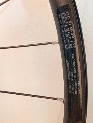Ruedas Gravel 622x23TC + 2 Cubiertas