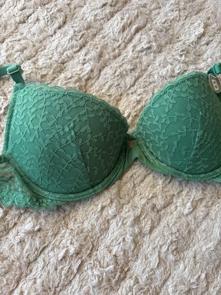 Sujetador Women'secret verde encaje