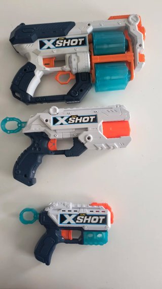 Juego 3 Pistolas XShot