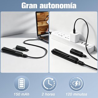 Tebetu Mini Bolígrafo Cámara HD 1080P Portátil con