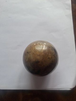 Dorodango de piedra, 5'5 cm diámetro