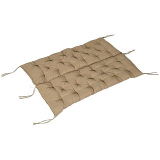 3 Sitzer Bankauflage 150x98x8 cm Bankkissen mit Bä
