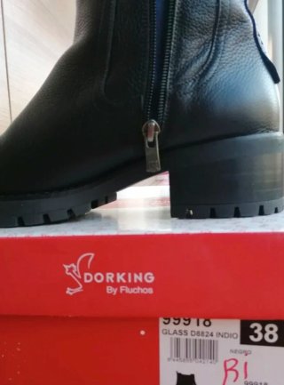 Botas Dorking by Fluchos Negras Talla 38