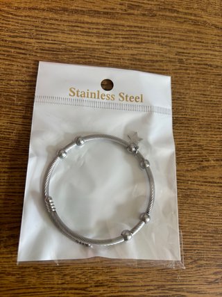 Pulsera rígida de acero inoxidable