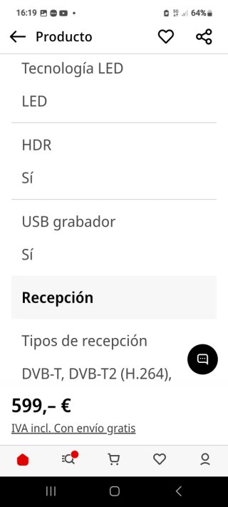 TV LG 55 Smart TV 4K UHD HDR IPS