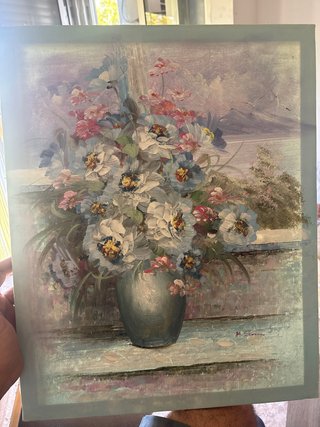 Pintura floral K. Stone
