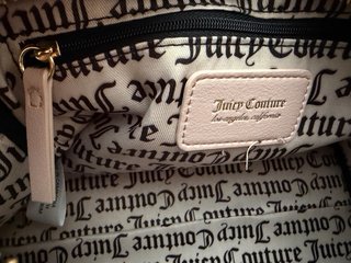 Bolso baúl Juicy Couture negro y rosa