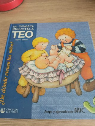 2 libros de Teo mi primera biblioteca