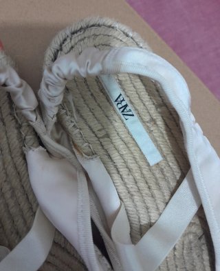 Alpargatas Zara Beige/Blanco
