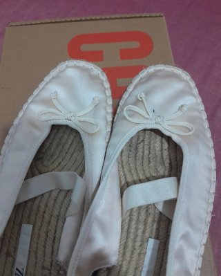 Alpargatas Zara Beige/Blanco