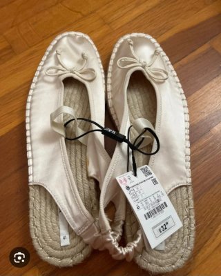 Alpargatas Zara Beige/Blanco