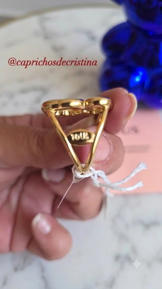 Anillo Oso Dorado Talla 18y 20 mm.SOLO ENVIO