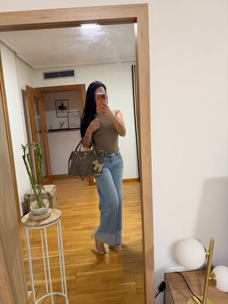 Conjunto: Pantalón, Body y Bolso Piel