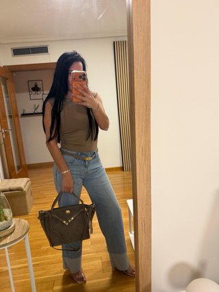 Conjunto: Pantalón, Body y Bolso Piel