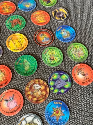 Tazos Pokémon Holográficos  27/30