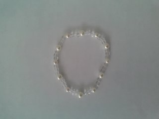4 Pulseras Perlas de 2 midas diferentes