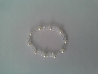 4 Pulseras Perlas de 2 midas diferentes