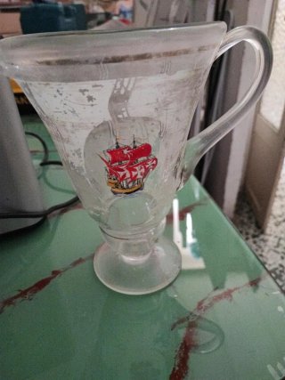 Set 3 Bicchieri + Caraffa Vintage fine anni 50
