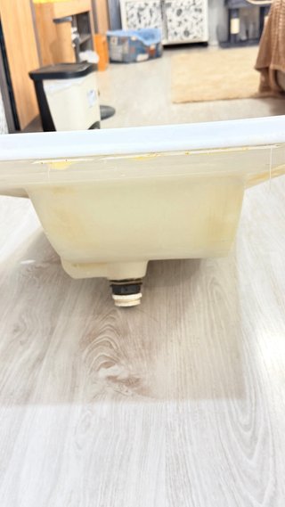 Lavabo de porcelana blanco 100 metros
