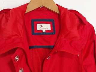 Parka Lloyd's roja mujer, talla M