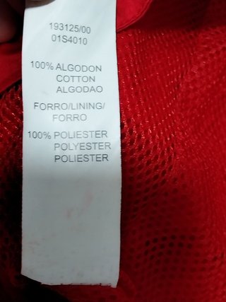 Parka Lloyd's roja mujer, talla M