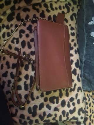 Bolso Coach Piel Marrón y Beige