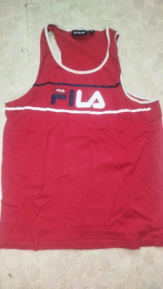 Camiseta tirantes Fila Roja Talla XS