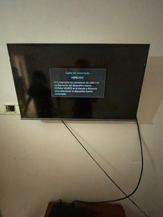 Televisor Negro de 30 pulgadas nueva
