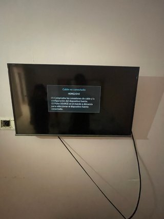 Televisor Negro de 30 pulgadas nueva