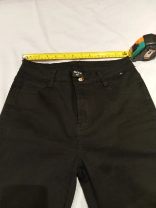 Pantalón negro elástico mujer.