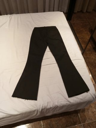 Pantalón negro elástico mujer.