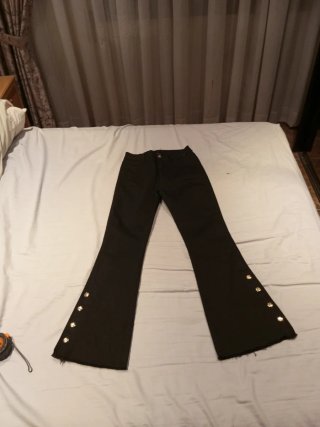 Pantalón negro elástico mujer.