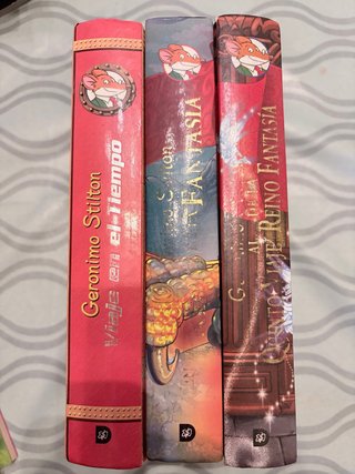 Lote 3 libros Geronimo Stilton