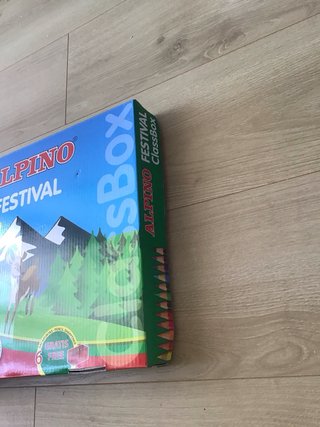 Caja Lápices Colores Alpino Festival 288 Unidades