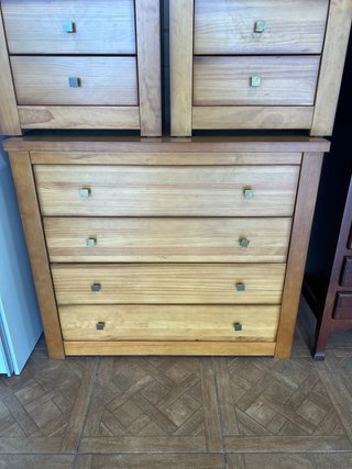 Conjunto Cómoda y Mesitas de Noche Madera