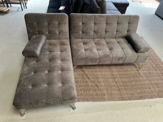 Sofá Cama Click Clack Gris 3 Plazas