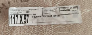 Colchón Cuna Ecus Kids Oxsi 120x60