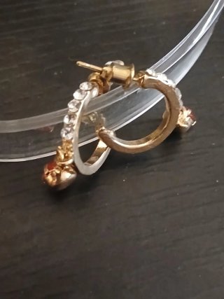 Pendientes Aro Corazón con Circonitas