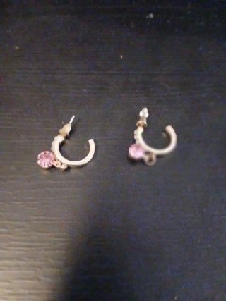 Pendientes Aro Corazón con Circonitas
