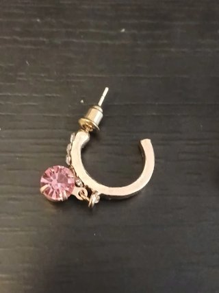 Pendientes Aro Corazón con Circonitas