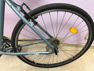 Bicicleta Btwin CrossTrecking Gris