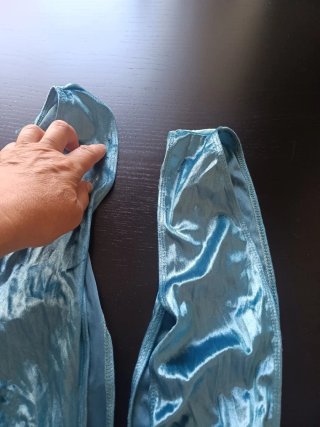 Body Pull&Bear Teal Terciopelo