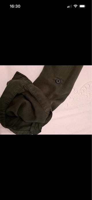 Camisa Zara verde militar