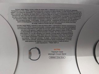 Apple Watch Ultra 49mm LTE Titanio Azul