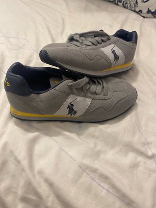 Zapatillas Polo Ralph Lauren Grises y Azul