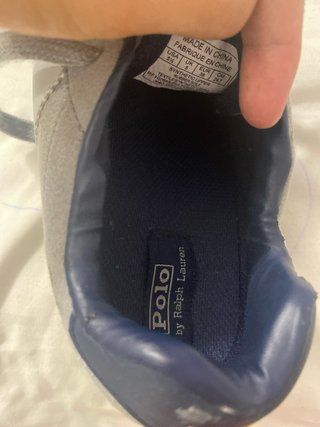 Zapatillas Polo Ralph Lauren Grises y Azul