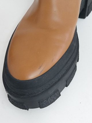 Botines Chelsea Zara track talla 40 - Marrón camel