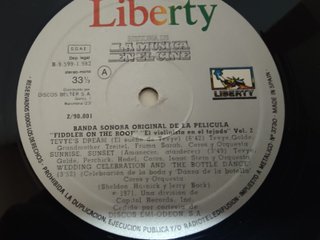 El Violinista en el Tejado - BSO Doble LP