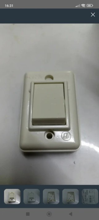 Interruptor Conmutador Fontini Blanco